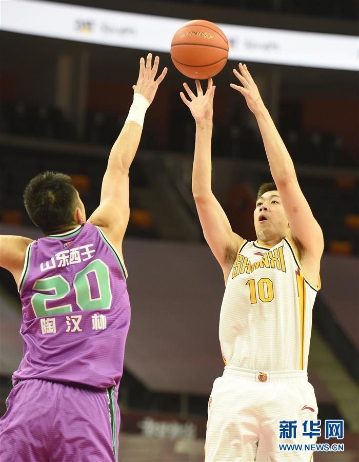 （體育）（8）籃球——CBA復賽第一階段：山西汾酒股份勝山東西王