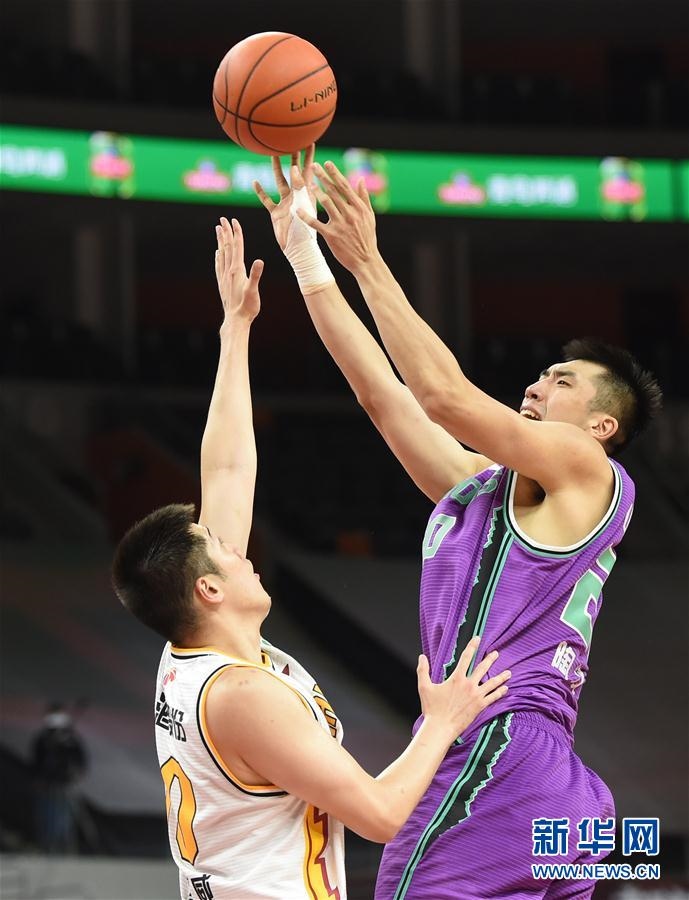 （體育）（15）籃球——CBA復賽第一階段：山西汾酒股份勝山東西王