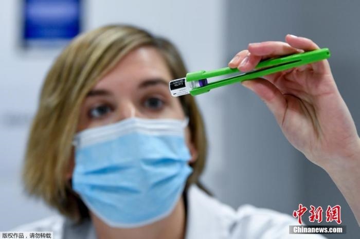 資料圖：比利時醫(yī)護人員正在準備新冠疫苗接種工作。