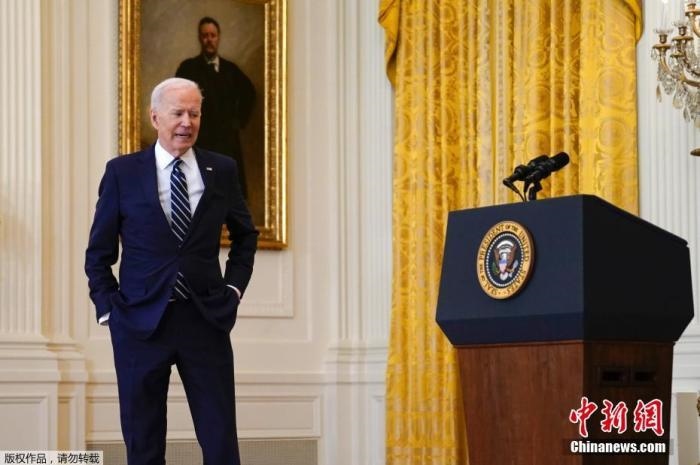 資料圖：美國(guó)總統(tǒng)拜登。