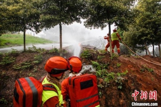 演練現(xiàn)場(chǎng)。瀘州消防供圖