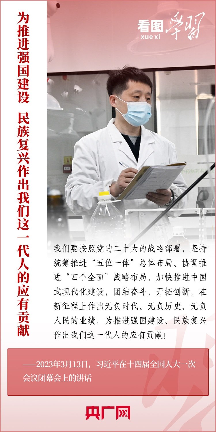 看圖學(xué)習(xí)丨為推進(jìn)強(qiáng)國建設(shè)、民族復(fù)興作出我們這一代人的應(yīng)有貢獻(xiàn)