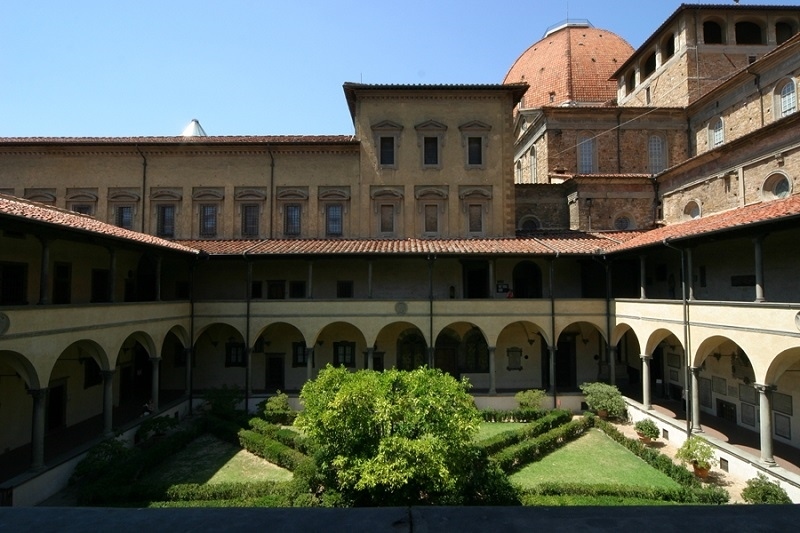 意大利美第奇洛倫佐圖書館。美第奇洛倫佐圖書館供圖