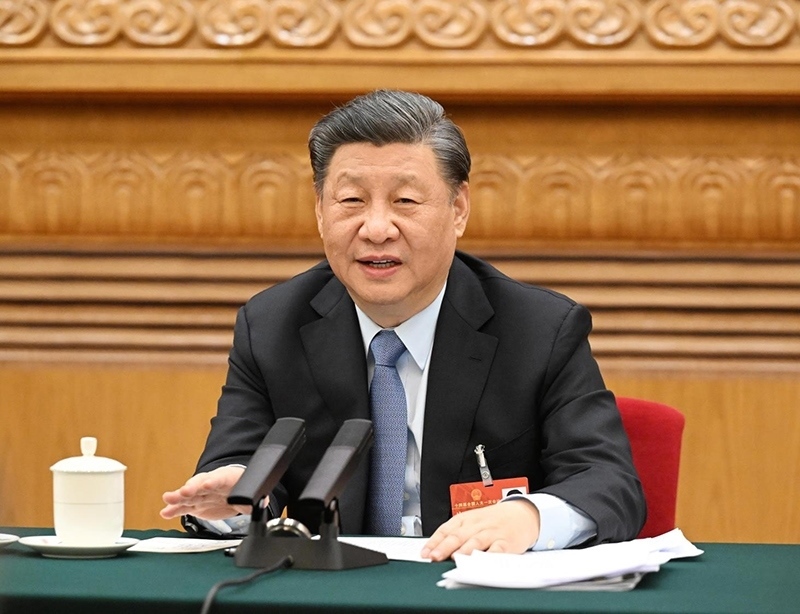 2023年3月5日，習(xí)近平總書記參加他所在的十四屆全國(guó)人大一次會(huì)議江蘇代表團(tuán)審議。