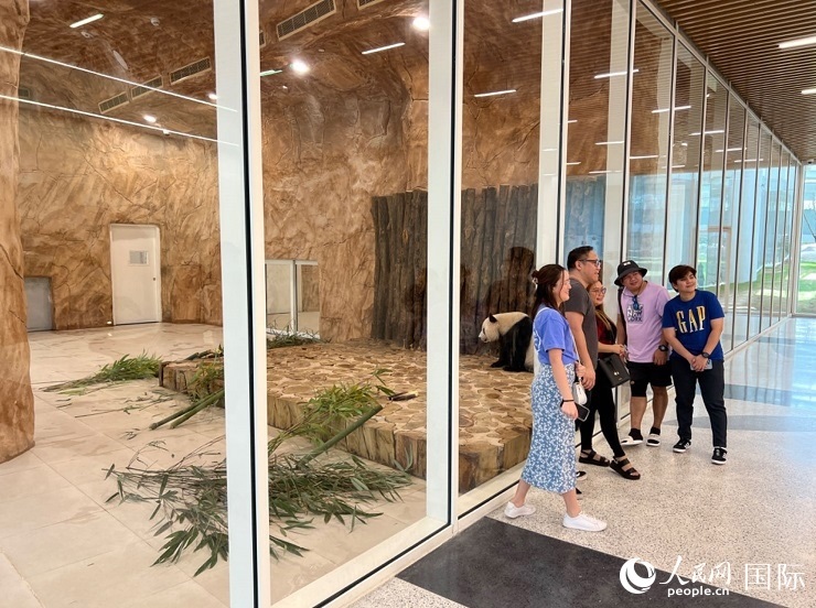 當?shù)赜慰团c“四?！焙嫌?。人民網(wǎng)記者 張志文攝