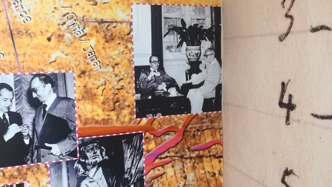 1957年，卡贊扎基斯第二次訪問中國，期間與作家茅盾進(jìn)行交流。人民網(wǎng)記者 葛泰佚攝