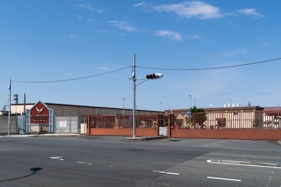  這是2022年6月19日在日本東京拍攝的美軍橫田基地資料照片。新華社記者張笑宇攝