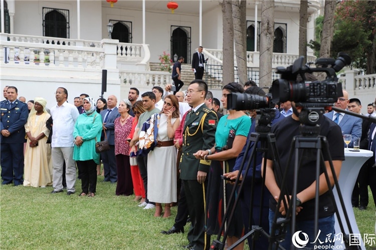 圖為招待會現(xiàn)場。人民網(wǎng)記者 王傳寶攝