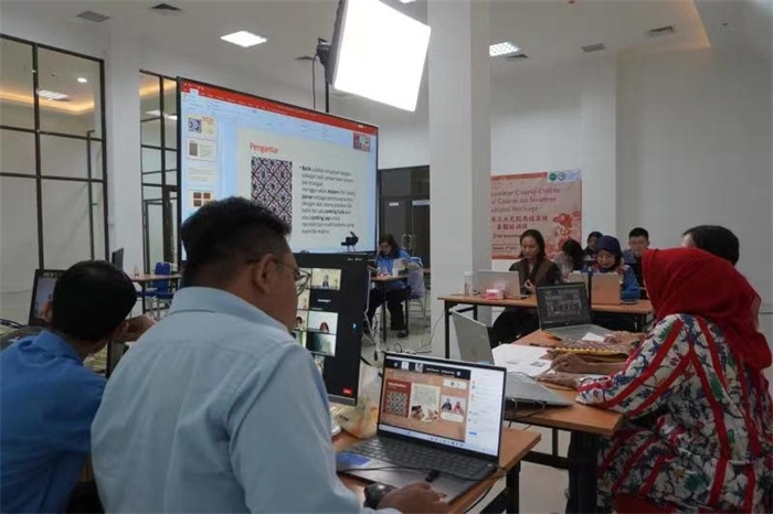 活動現(xiàn)場。供圖：印尼三一一大學(xué)孔子學(xué)院