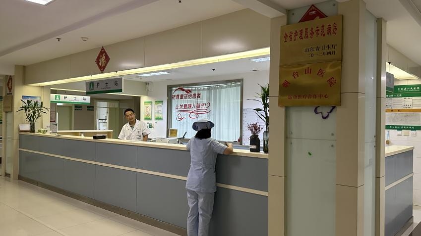 平原縣第一人民醫(yī)院住院部脊柱關節(jié)外科、手足外科病區(qū)。人民網 喬姝攝