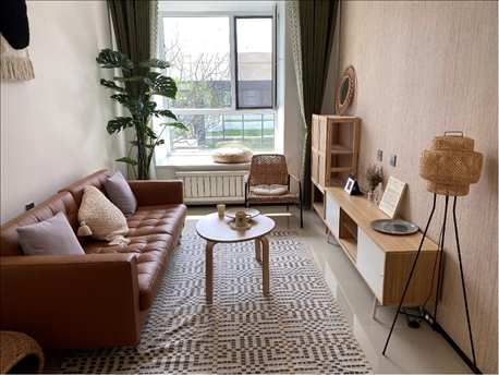 輝山英才社區(qū)樣板間。北京外國(guó)語(yǔ)大學(xué) 許青攝