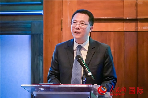 吳文海致辭。人民網(wǎng) 郭錦標(biāo)攝