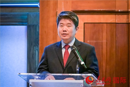 李立言致辭。人民網(wǎng) 郭錦標(biāo)攝