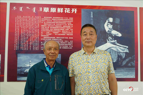 ?。▽O普〔左〕與吳恩〔右〕 央視網(wǎng)記者隋佳桐 攝）