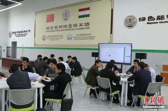 2023年4月，位于杜尚別的塔吉克斯坦魯班工坊課堂。張碩 攝