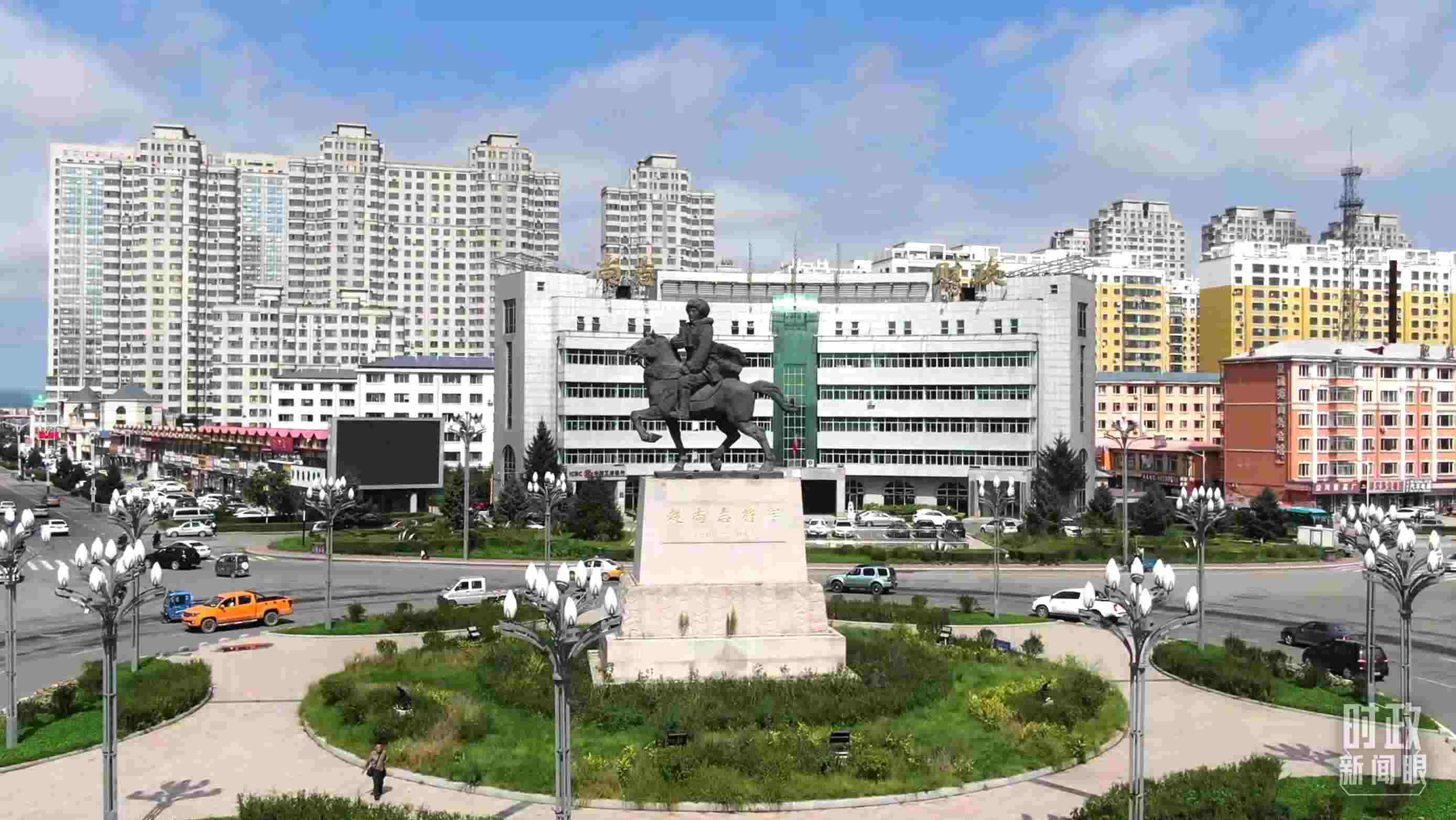 △哈爾濱市尚志市航拍。（總臺央視記者張耿生拍攝）