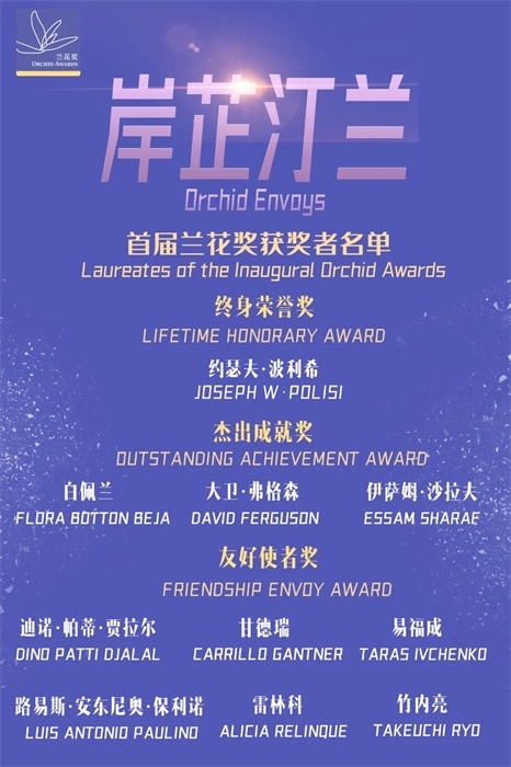 首屆蘭花獎(jiǎng)獲獎(jiǎng)?wù)呙麊巍?巴西圣保羅州立大學(xué)孔子學(xué)院供圖。（來源：人民畫報(bào)）