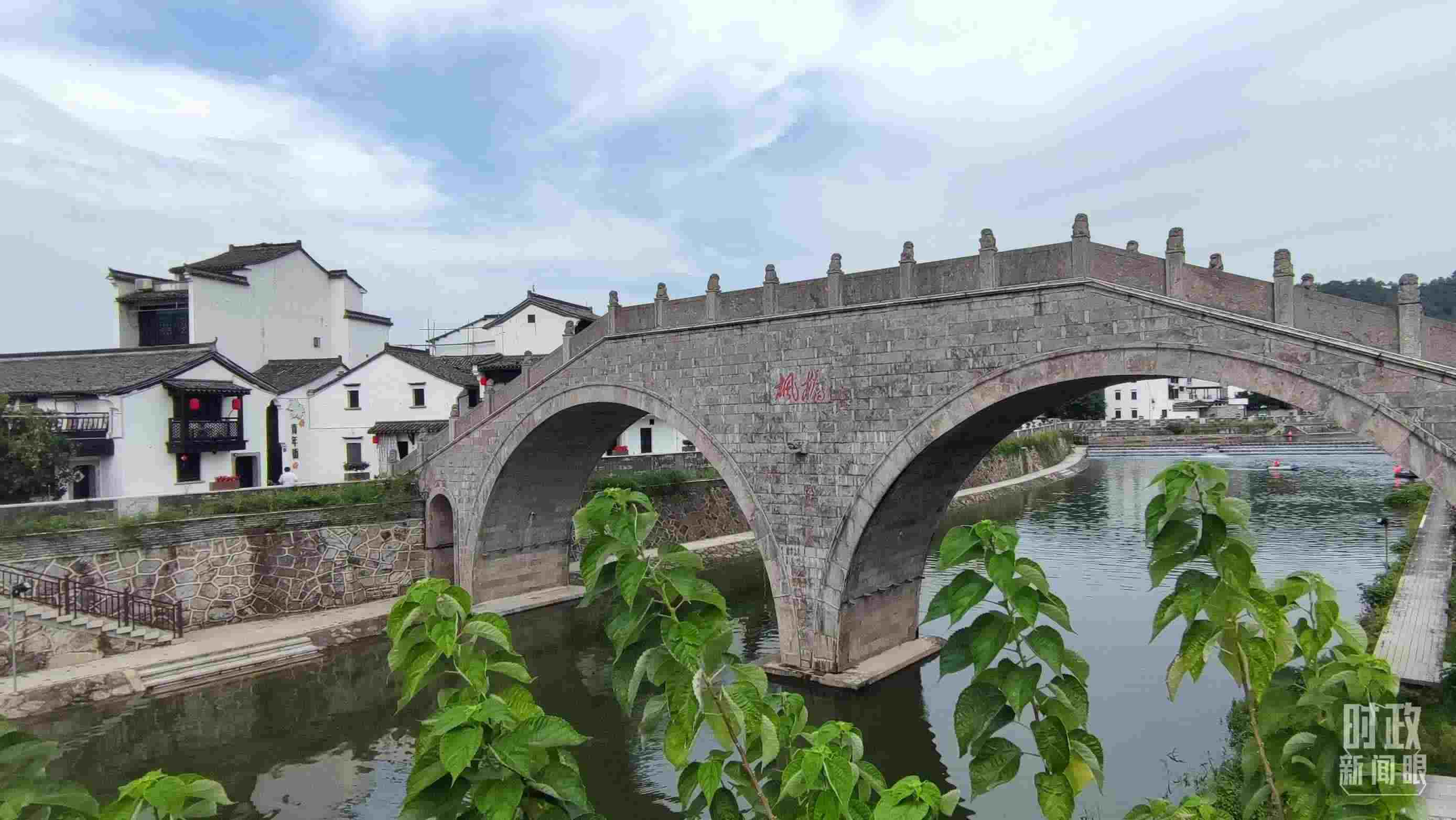 △楓橋古鎮(zhèn)。（總臺(tái)央視記者耿小龍拍攝）