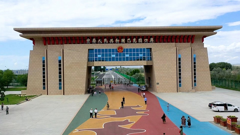 圖為塔城巴克圖口岸。塔城融媒體中心 張亭宇攝