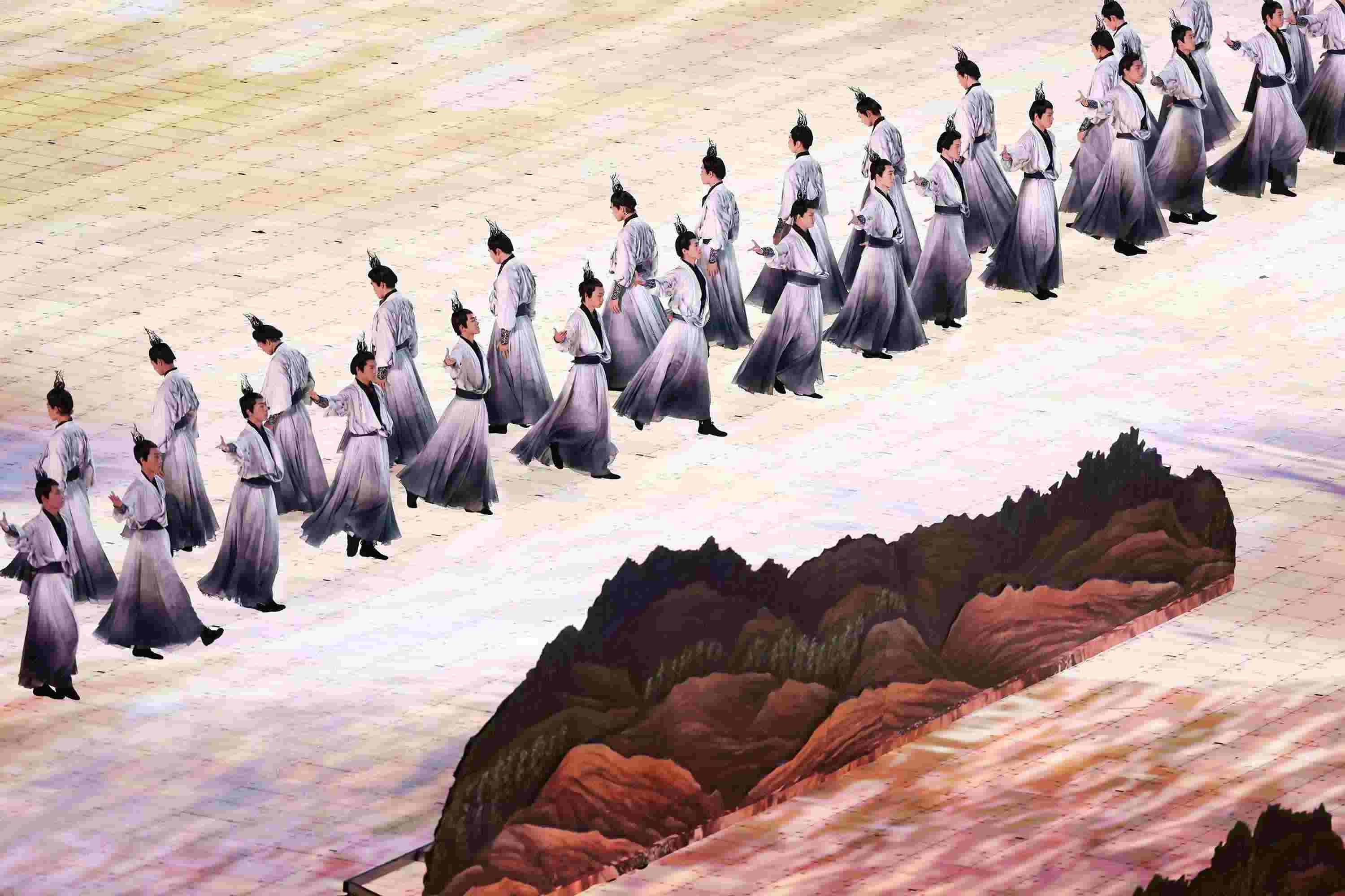 △2023年9月23日，演員在杭州第十九屆亞洲運動會開幕式上表演。