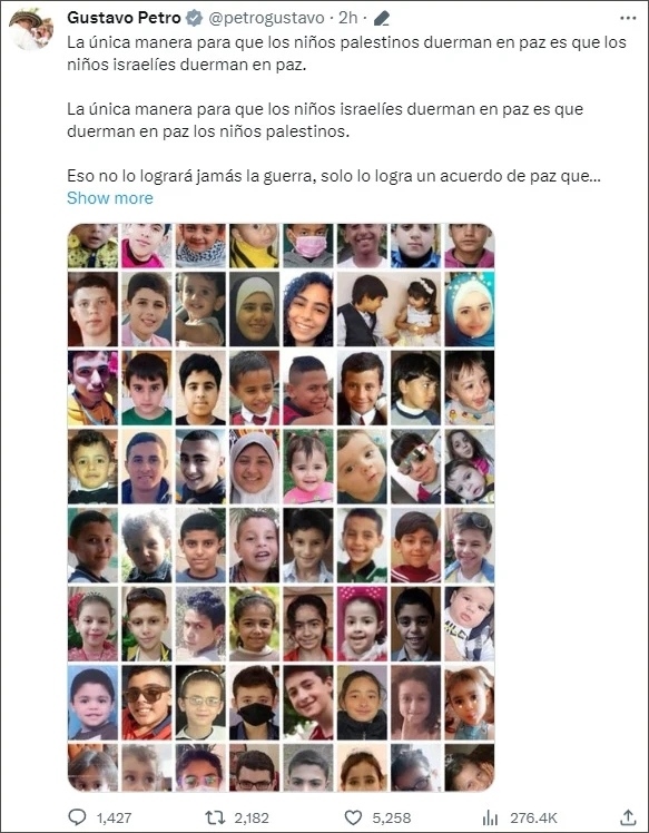 巴以爆發(fā)新沖突后，他再指西方“雙標”