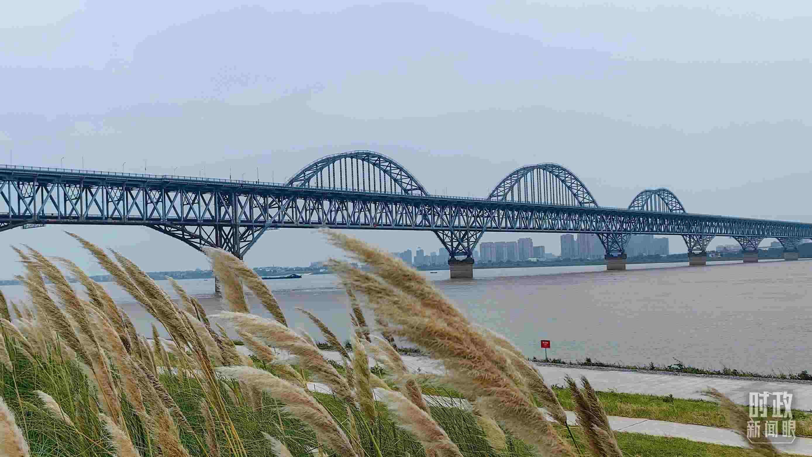 △長江國家文化公園九江城區(qū)段。（總臺央視記者段德文拍攝）
