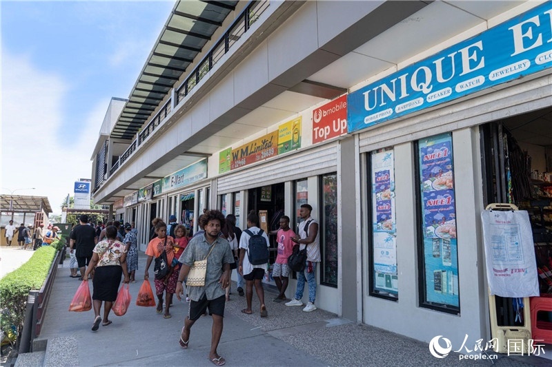 2023年9月12日，所羅門群島首都霍尼亞拉街景。人民網(wǎng) 賀吉攝