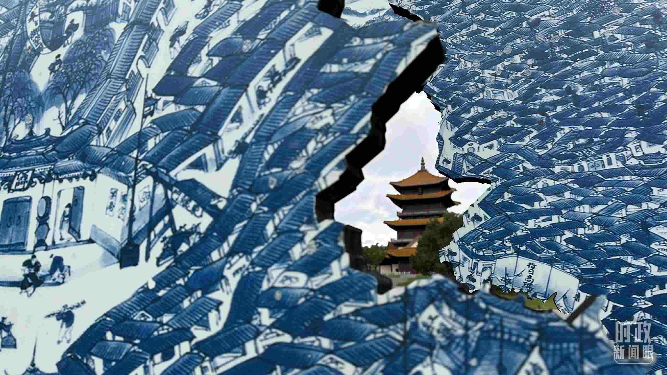 △位于陶陽里歷史文化街區(qū)內(nèi)的龍珠閣。（總臺央視記者趙化拍攝）