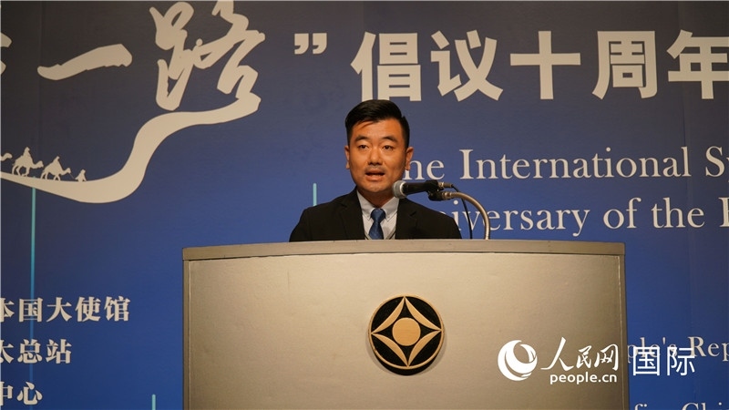 泰中“一帶一路”研究中心主任威倫發(fā)言。人民網 蔣曉辰攝