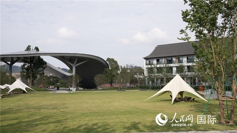 安吉露營(yíng)地。人民網(wǎng) 彭昱凱攝