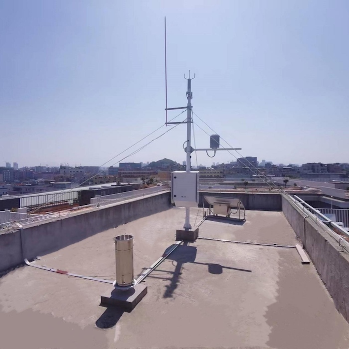 龍華區(qū)社區(qū)多要素自動氣象觀測站。龍華區(qū)應(yīng)急管理局供圖