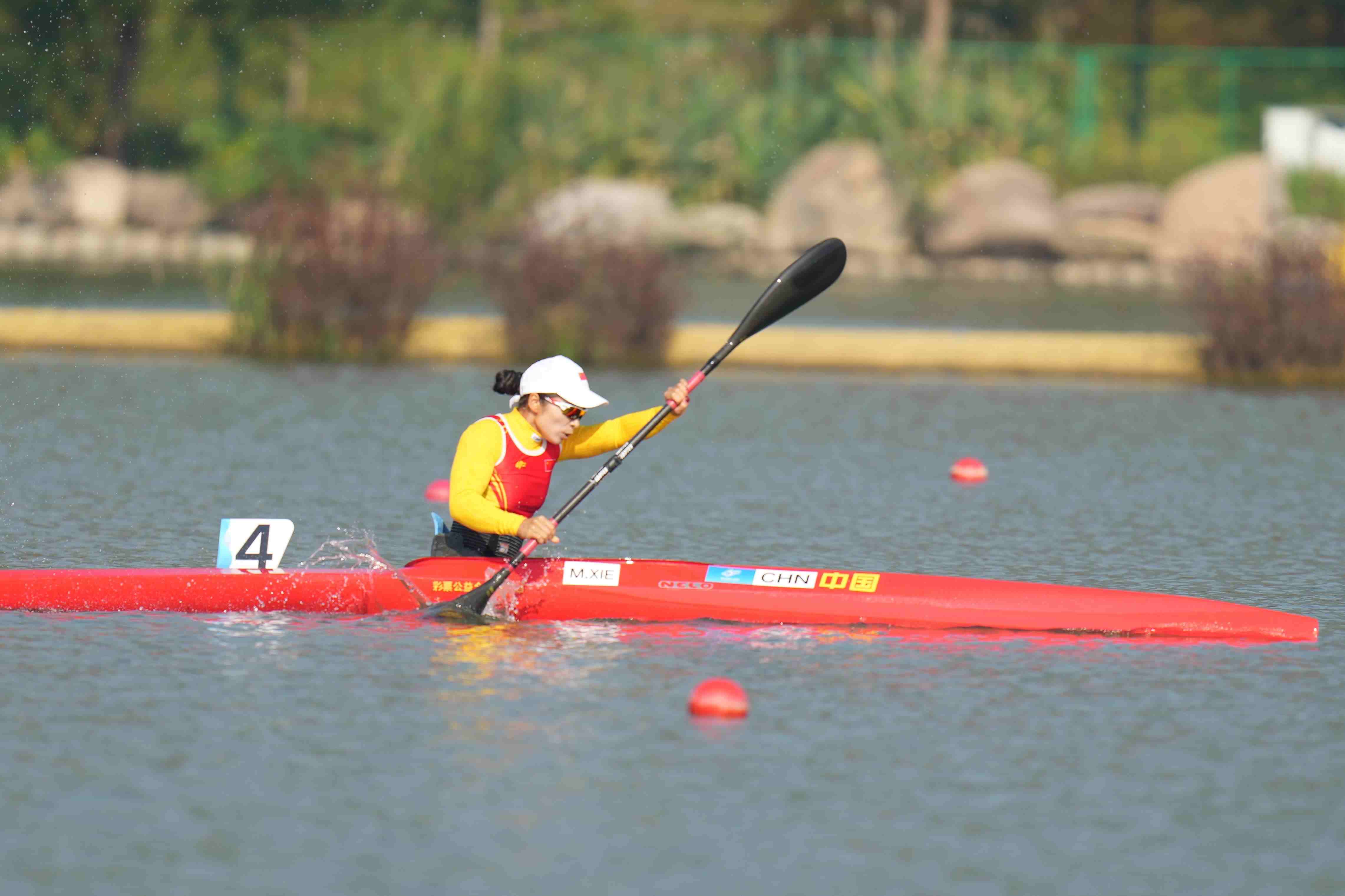△2023年10月23日，中國(guó)選手謝毛三獲得本屆亞殘運(yùn)會(huì)首金。