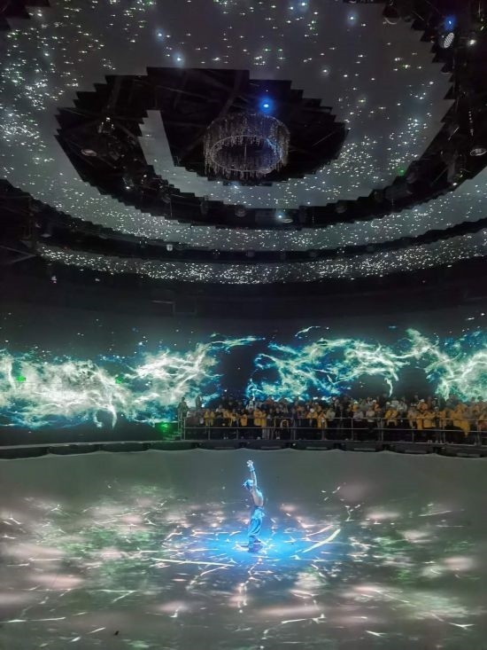 《天釀》演出場(chǎng)景。本報(bào)記者常雯宜攝