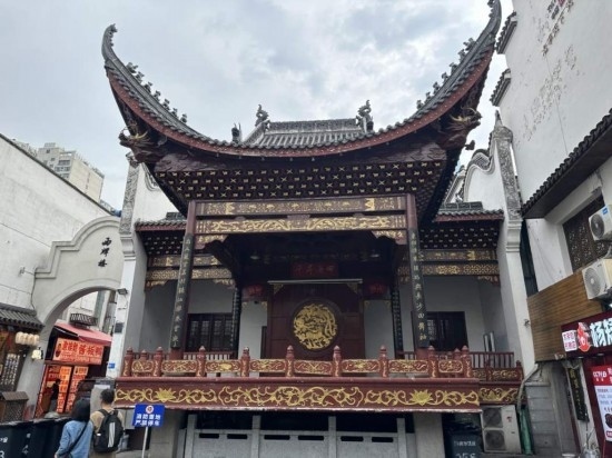 10月25日，長(zhǎng)沙太平老街一角。（本報(bào)記者 劉書(shū)文攝）