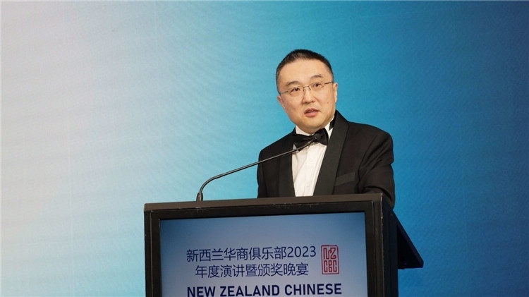 中國(guó)駐新西蘭大使王小龍。攝影：張凱