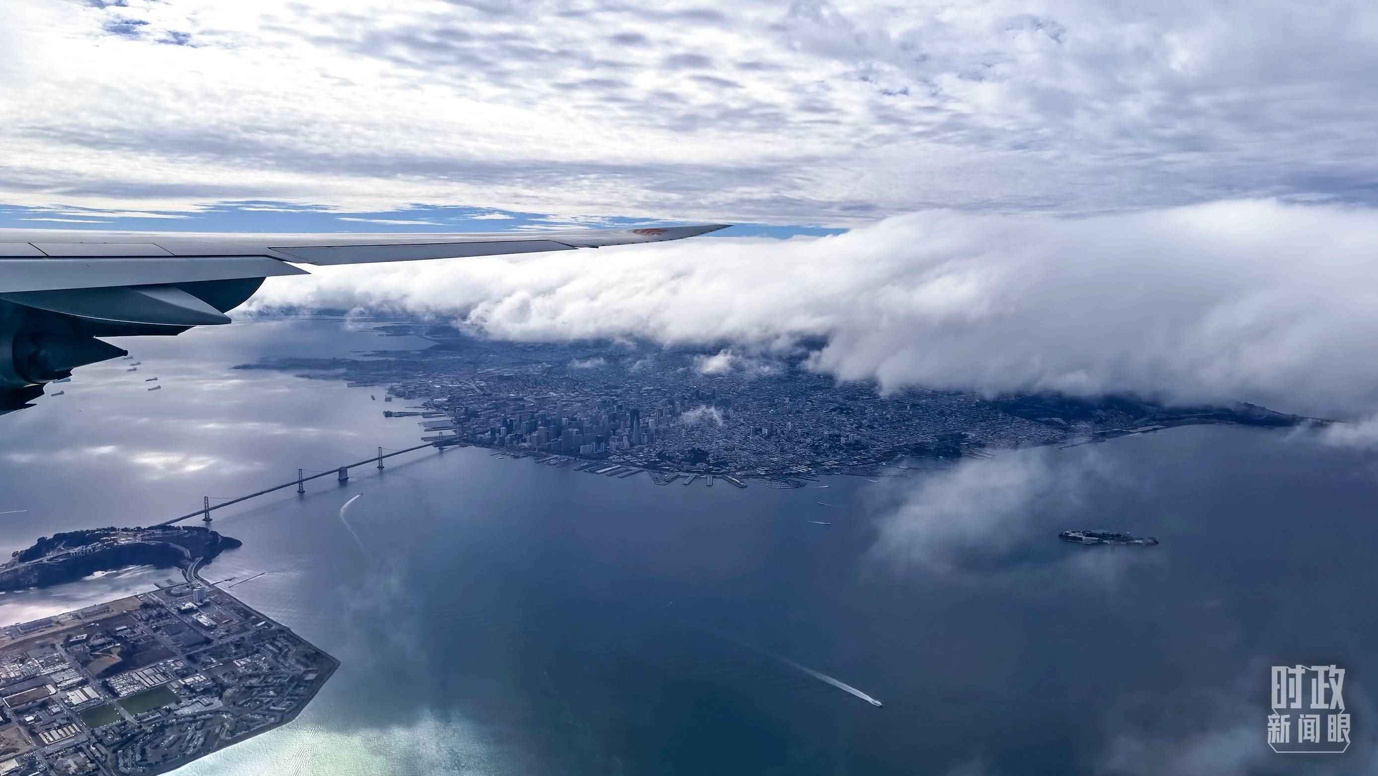 △俯瞰舊金山。（總臺(tái)央視記者馬亞陽(yáng)拍攝）