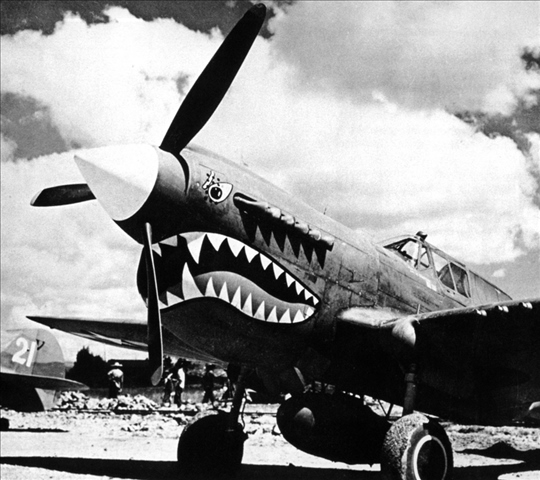 陳納德組織的美國志愿航空隊(duì)“飛虎隊(duì)”駐扎在芷江機(jī)場（資料照片）。新華社發(fā)