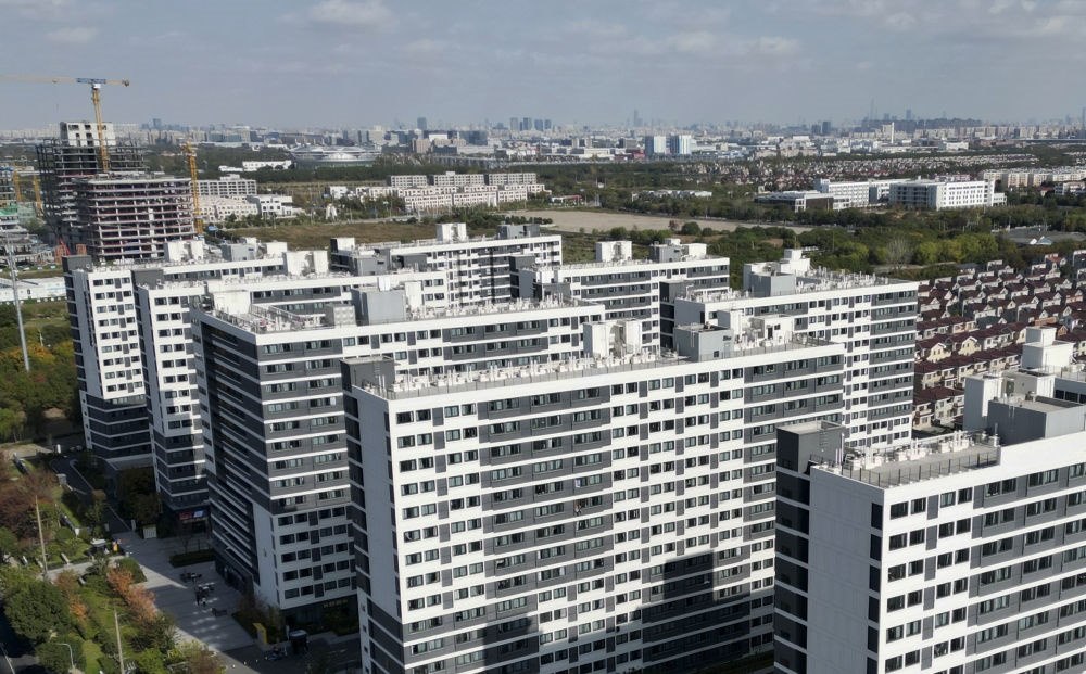 社區(qū)外景（無人機照片）。