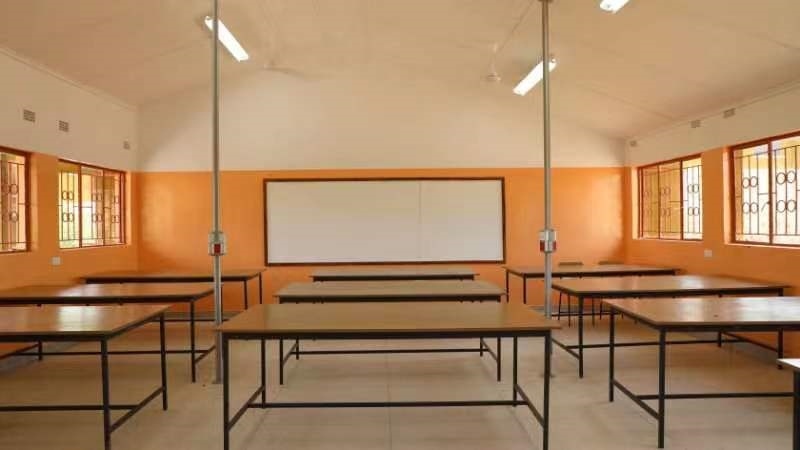寬敞明亮的教室。主辦方供圖