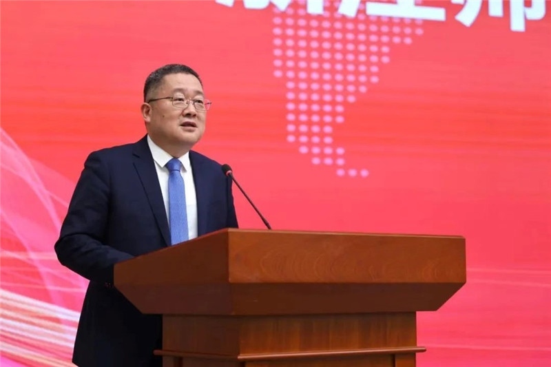 浙江師范大學黨委書記鄭孟狀致辭。主辦方供圖