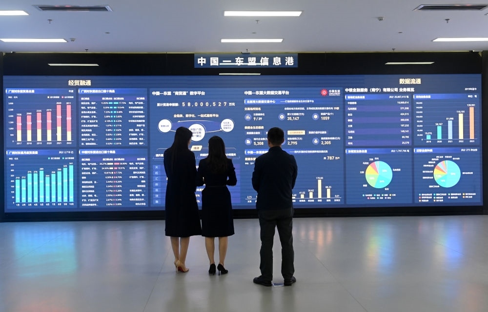 中國(guó)—東盟信息港股份有限公司展廳。