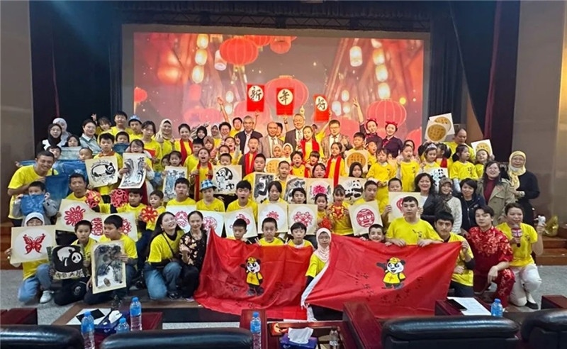 圖為2023“中華文化大樂園—埃及開羅營(yíng)”閉幕式活動(dòng)現(xiàn)場(chǎng)。主辦方供圖