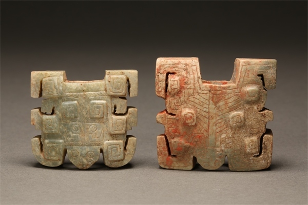 獸面形玉飾件。國家文物局供圖