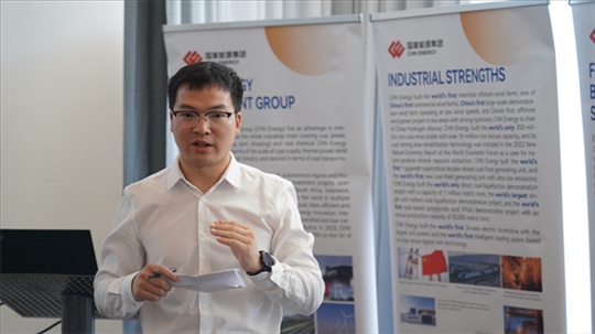 龍源公司代表發(fā)言致辭。 人民網(wǎng) 張茜攝