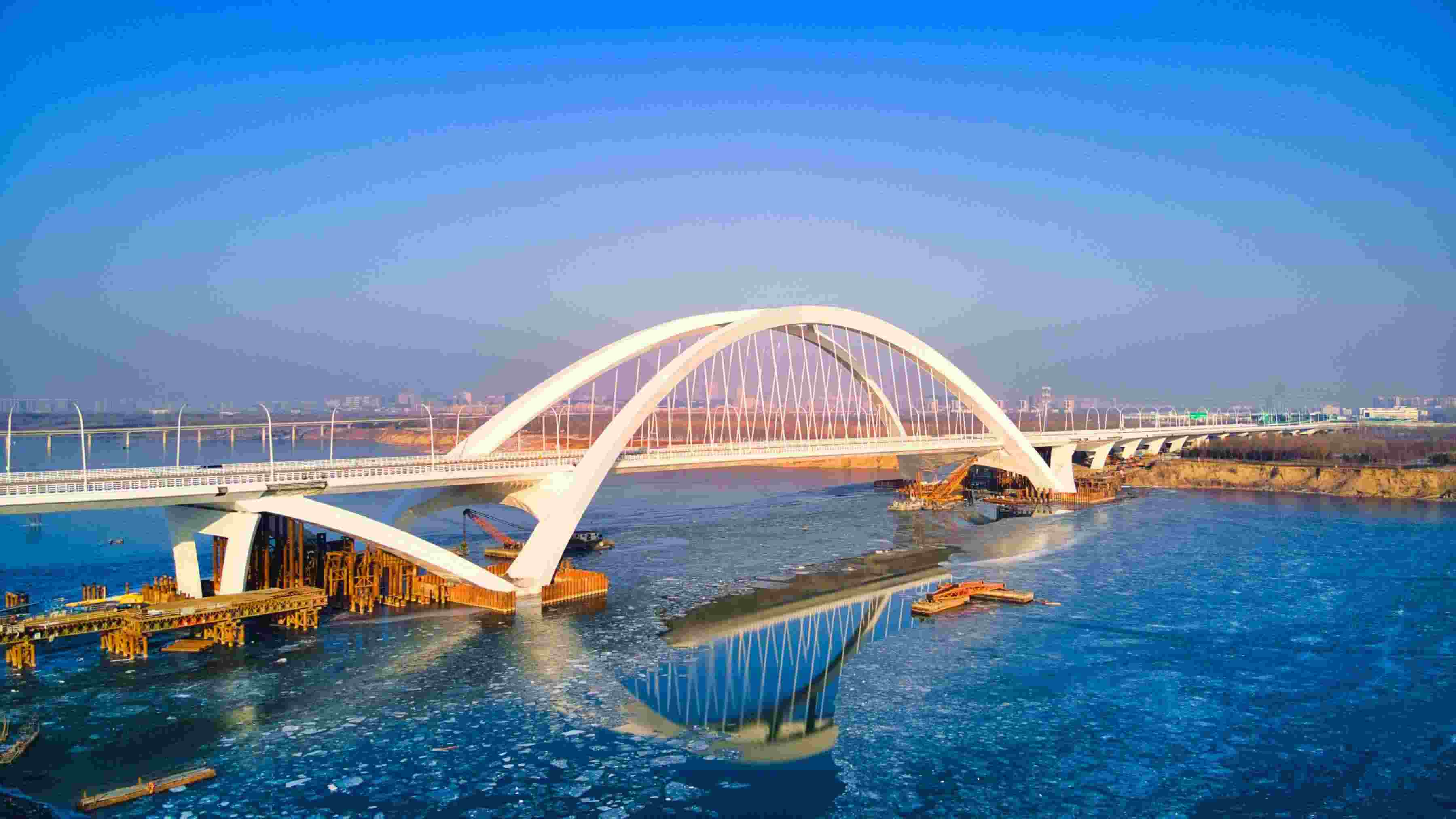 開通后的京雄大橋。受訪方供圖