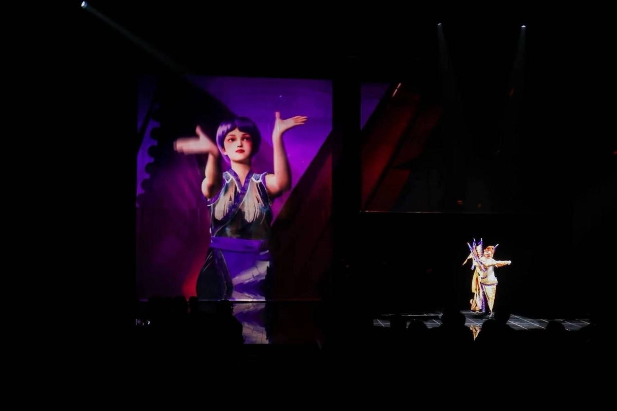 跨次元表演《新定軍山》。主辦方供圖