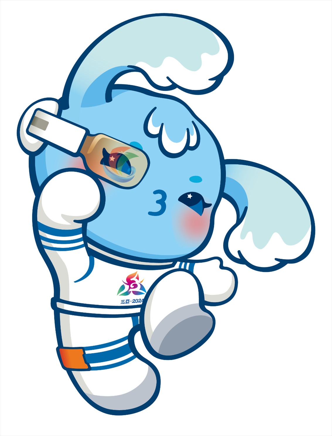 第十二屆全國少數(shù)民族傳統(tǒng)體育運動會吉祥物“吉貝”。第十二屆全國少數(shù)民族傳統(tǒng)體育運動會組委會供圖