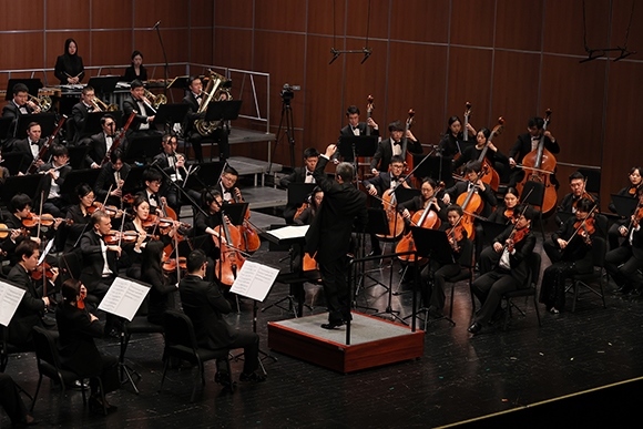 音樂會現(xiàn)場。學校供圖