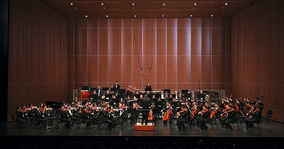 音樂會現(xiàn)場。學校供圖