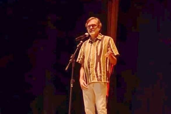 累西腓市政府代表、文化局長梅洛在活動中致辭。中國駐累西腓總領(lǐng)館供圖